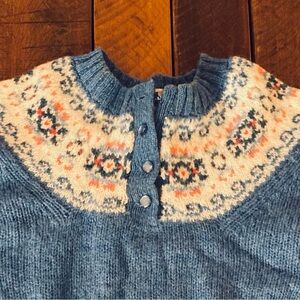 Vintage women’s Deans of Scotland 100% Shetland Wool size small 38